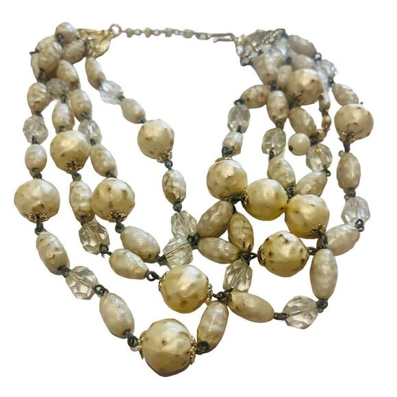 Necklace 4 straps stone for sale - Picture 8 of 9